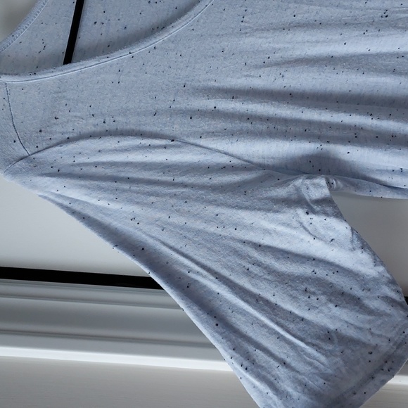 A:Glow xl maternishort sleeve top blue with black dots throughout - Picture 2 of 8